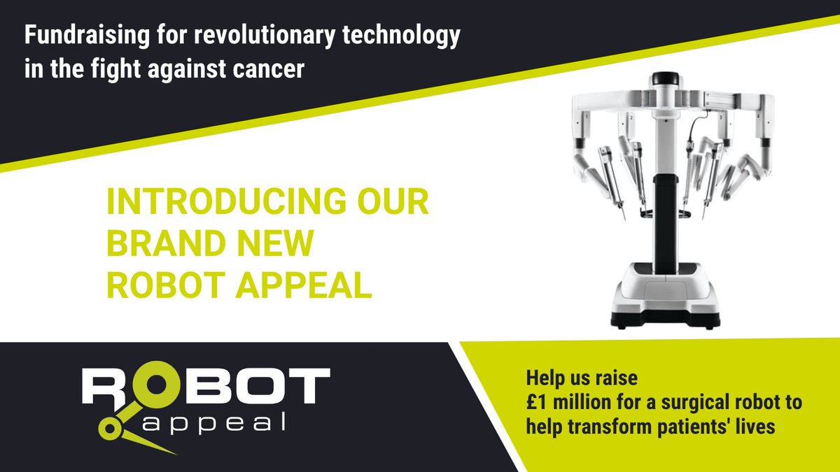 Scannappeal (@scannappeal) on Twitter photo NEW £1 MILLION ROBOT APPEAL LAUNCHED to fund revolutionary technology in the fight against cancer. In partnership with the <a href="/BucksHealthcare/">Buckinghamshire Healthcare NHS Trust</a> NHS Trust, we aim to deliver the very latest innovation in robotic surgery for patients living in Bucks. More info👉 bit.ly/RobotAppeal NEW £1 MILLION ROBOT APPEAL LAUNCHED to fund revolutionary technology in the fight against cancer. In partnership with the <a href="/BucksHealthcare/">Buckinghamshire Healthcare NHS Trust</a> NHS Trust, we aim to deliver the very latest innovation in robotic surgery for patients living in Bucks. More info👉 bit.ly/RobotAppeal