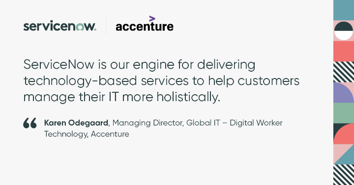 TBorrmann's tweet photo. 😀 569K employees
🖥️ 75% of workforce access ServiceNow every month
1️⃣ 15 legacy support portals consolidated into one

Check out #Accenture's platform approach: https://t.co/HsoOSRUnaH https://t.co/SLlGg478VI