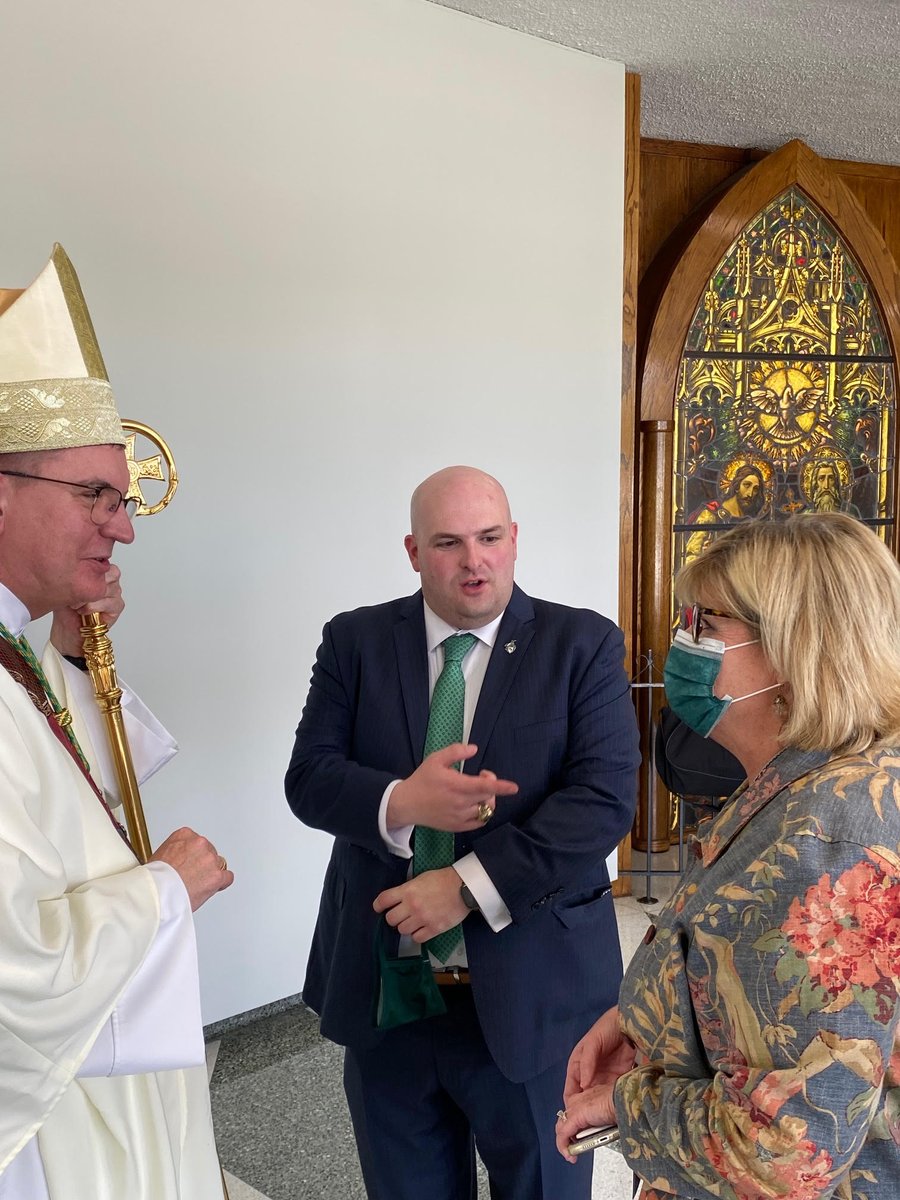 RVCDiocese's tweet photo. Bishop Barres visits @HolyTrinityDHS in Hicksville. https://t.co/ScSDNO52zK
