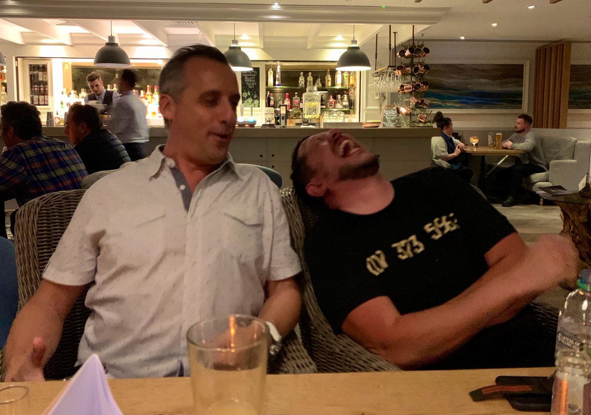 Joe_Gatto's tweet photo. Happy Birthday to one of my best friends @SalVulcano - I love that I make you laugh this hard.  #Novemberish https://t.co/NRwwDHZzyO