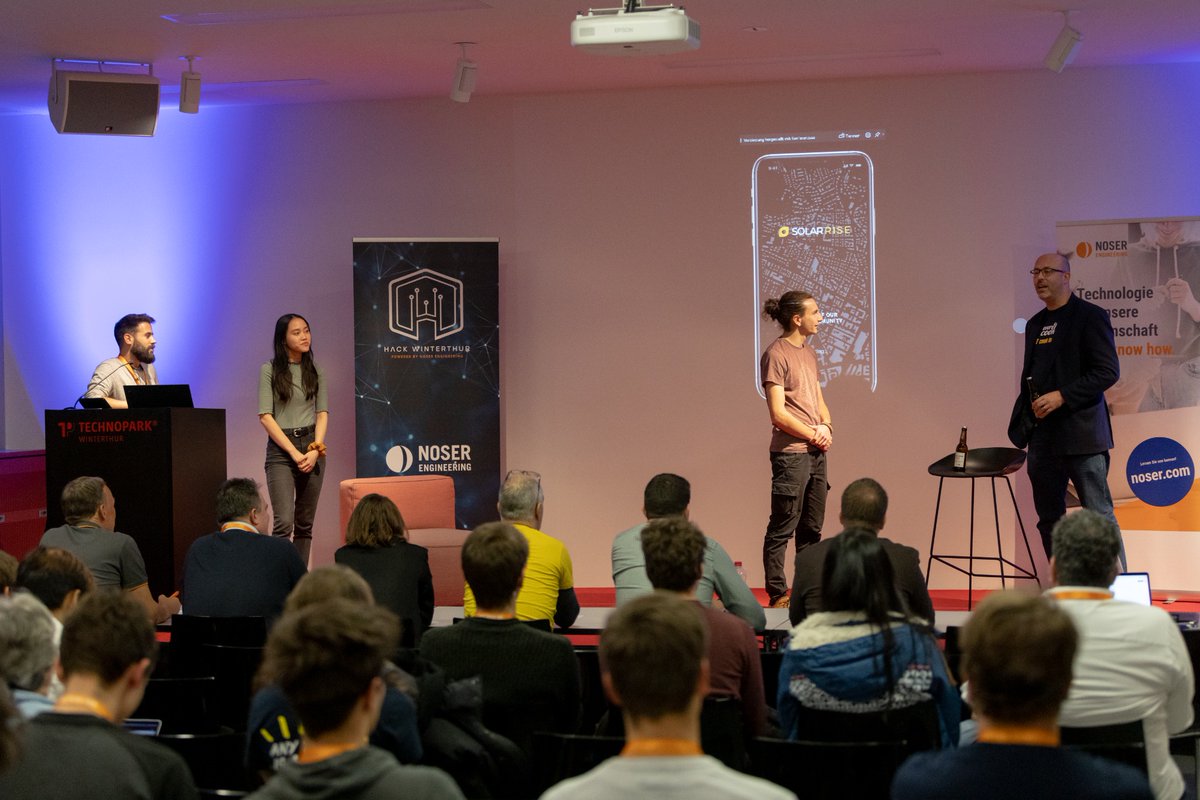 ECWinterthur's tweet photo. Over 100 participants, 8 jury members, 4 challenge partners and 2 speakers - that was the Hack Winterthur 2021! 🚀 We would like to thank our main partner @Noser_Eng and co-organizer @ZHAW, and of course everyone who was there 🙌🥳
#hackathon2021 #challenges #winterthur https://t.co/PIqlAT06WO