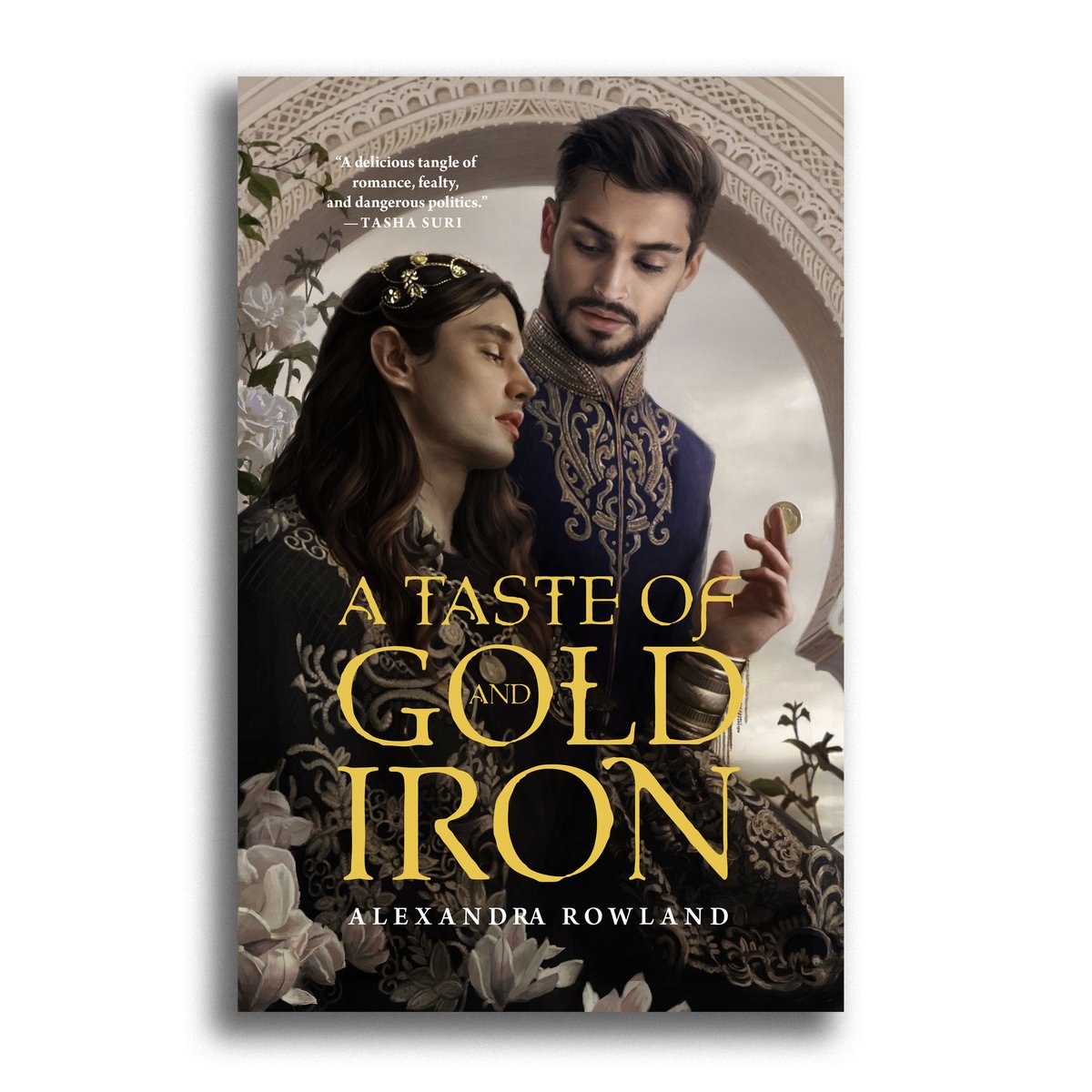 TorDotComPub's tweet photo. “A delicious tangle of romance, fealty, and dangerous politics.”—Tasha Suri

COVER REVEAL for A Taste of Gold and Iron by @_alexrowland! Cover art by @MFackova 

https://t.co/O3aSfZ9A5S https://t.co/Mi8O5sRrQB