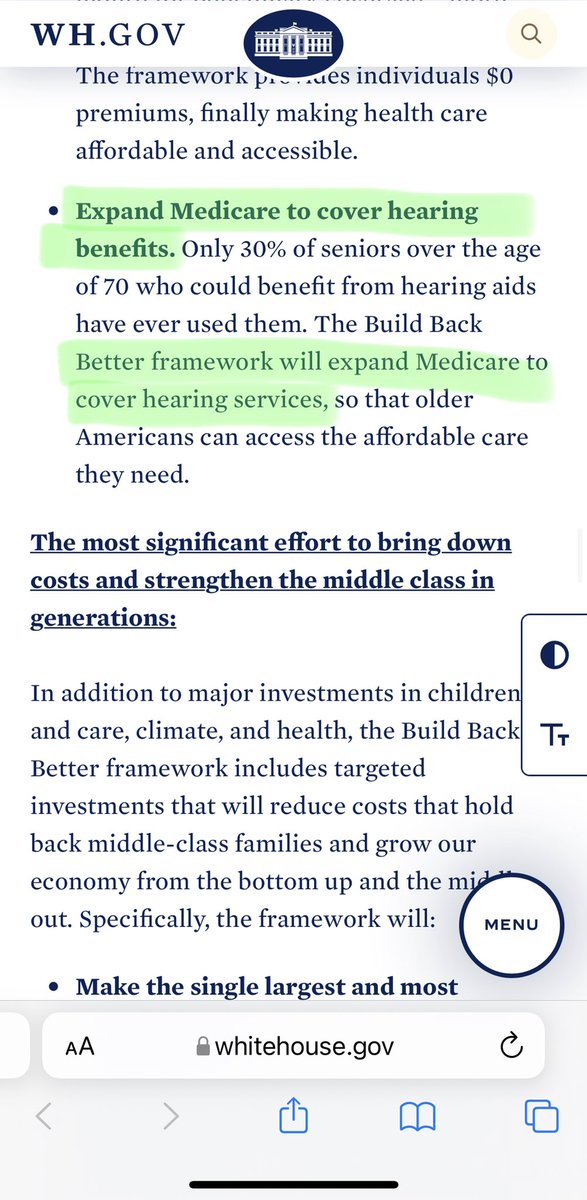 inndstock's tweet photo. $INND NEW @MedicareGov for Hearing Aids

@POTUS @JoeBiden #BuildBackBetterAct includes $35 BILLION for NEW Medicare Coverage for Hearing Aids

We are optimistic that $INND hearing aids would qualify for #MedicareHearing coverage &amp; $INND can help Millions!

https://t.co/cmNVKnxdfG https://t.co/VWfNHyBTVm