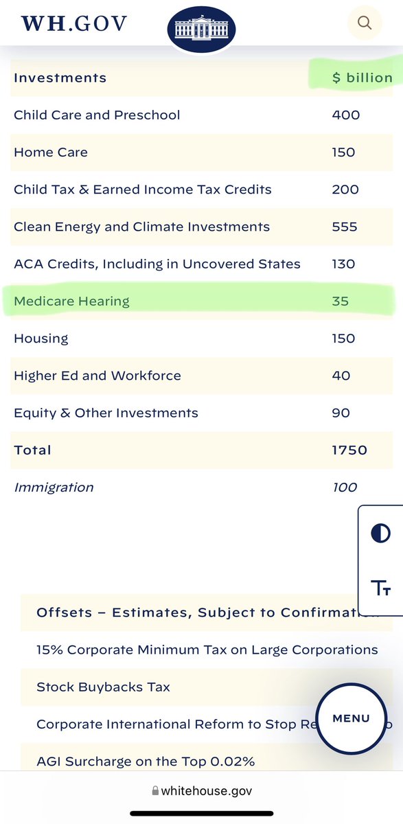 inndstock's tweet photo. $INND NEW @MedicareGov for Hearing Aids

@POTUS @JoeBiden #BuildBackBetterAct includes $35 BILLION for NEW Medicare Coverage for Hearing Aids

We are optimistic that $INND hearing aids would qualify for #MedicareHearing coverage &amp; $INND can help Millions!

https://t.co/cmNVKnxdfG https://t.co/VWfNHyBTVm