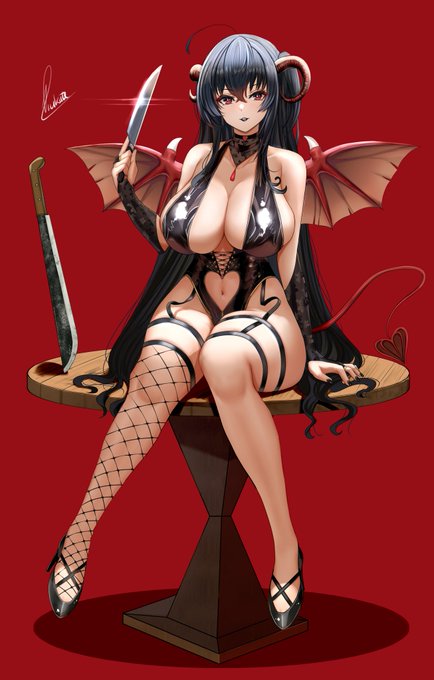 A bit late, but here's a Throwback to my 2020 Succubus Taihou, a design which I'm so happy it got cosplayed