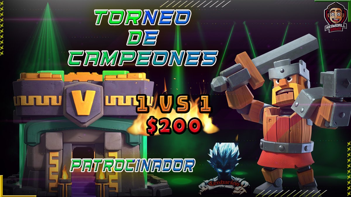 Te perdiste el directo de ayer y no sabes como quedo el bracket del torneo de campeones patrocinado por <a href="/Sergio01904530/">Centurión</a> ? Miraaa!

challonge.com/es/kno72omb

Estará super intenso!! Mucha calidad en una sola imagen! Quien ganara?

Viernes 5, Sabado 6, y Domingo 7 de Nov te espero!