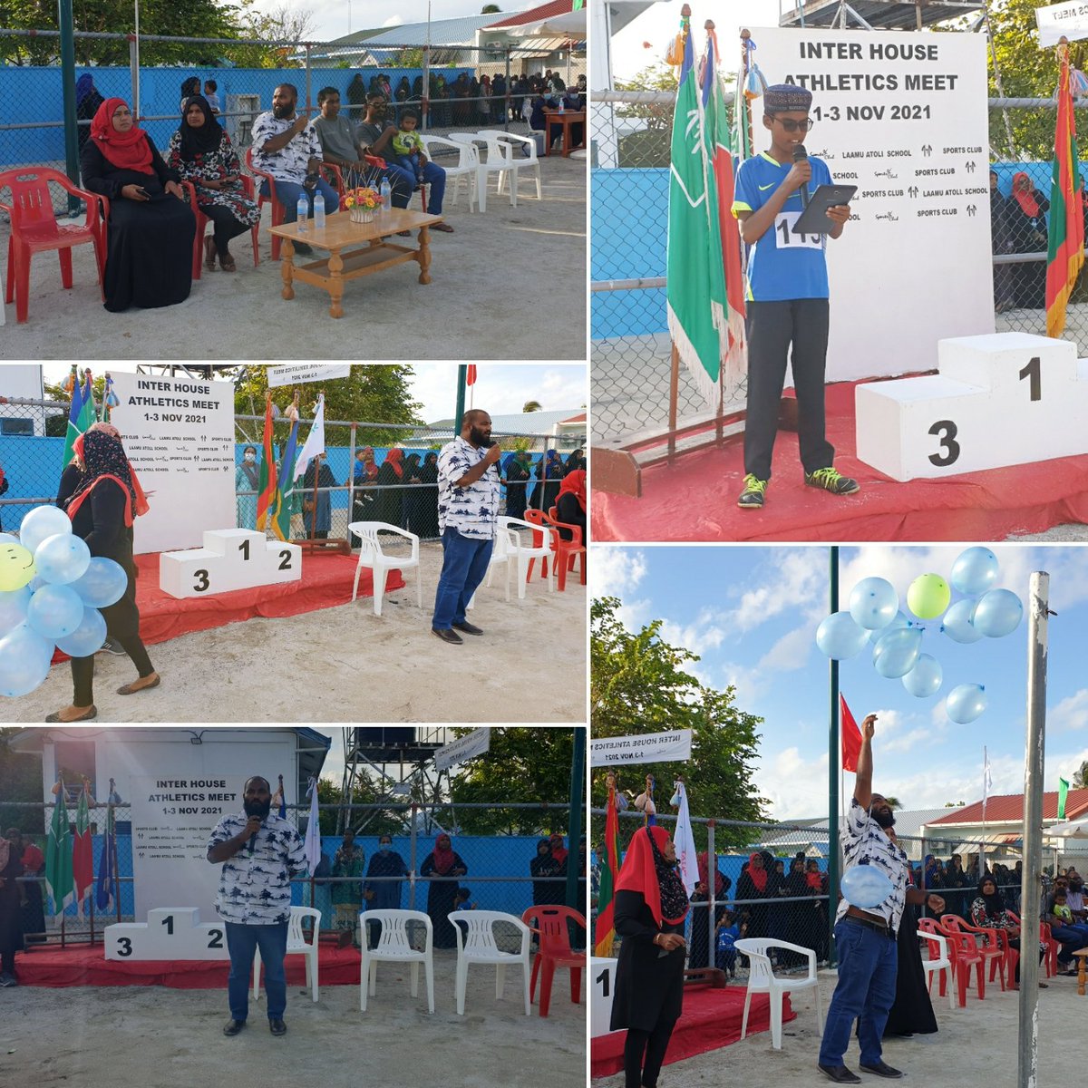 LAtollSchool's tweet photo. Inter House Athletics Meet 2021-2022 - Opening Ceremony
#teamLAS #interhouseathleticsmeet
@MoEdumv @aisthly https://t.co/HBt7lhrOoi