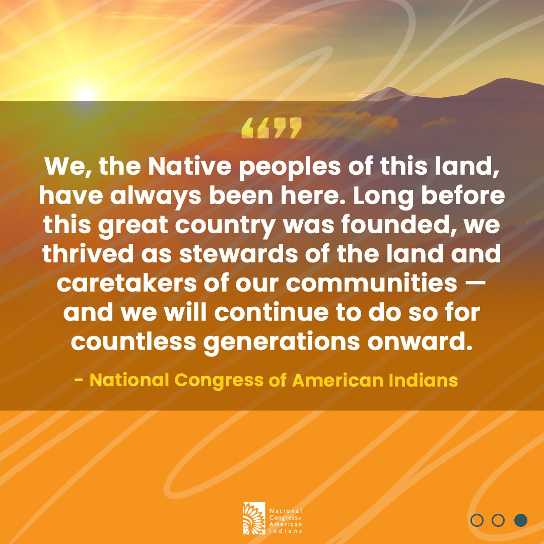 National Congress of American Indians tweet media