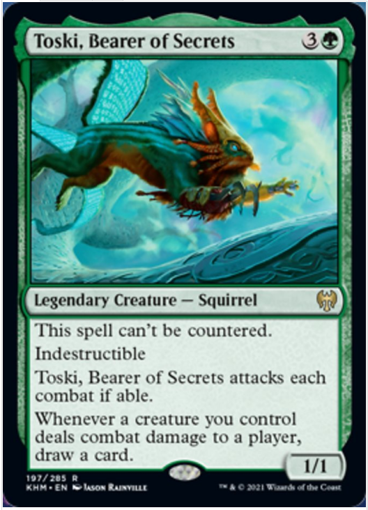 EDH42069's tweet photo. Breaking down a Toski deck live
in 30 mins (9:30 am PST)

https://t.co/exgTavhCCB (link)
How do you build your Toski deck?

#MTG #MTGInnistrad #MagicTheGathering #CEDH #EDH #commander #twitch #live #vintage #Online #toski https://t.co/5Y5GipnMce