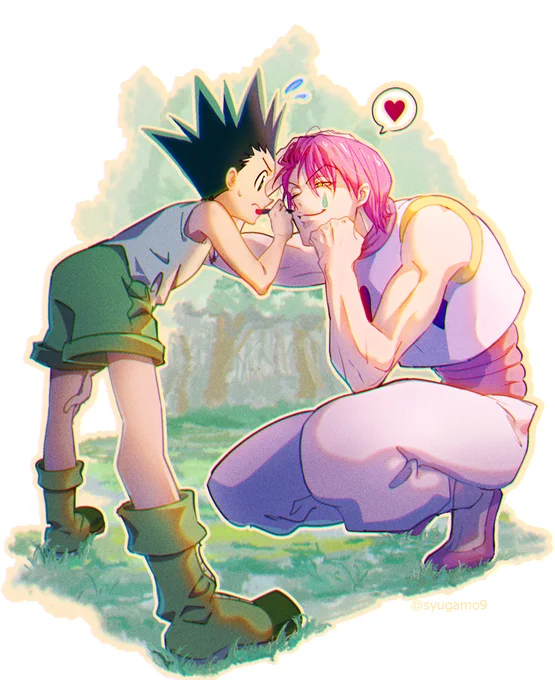 ゴン×ヒソカ

#hxh  #hxhfanart 