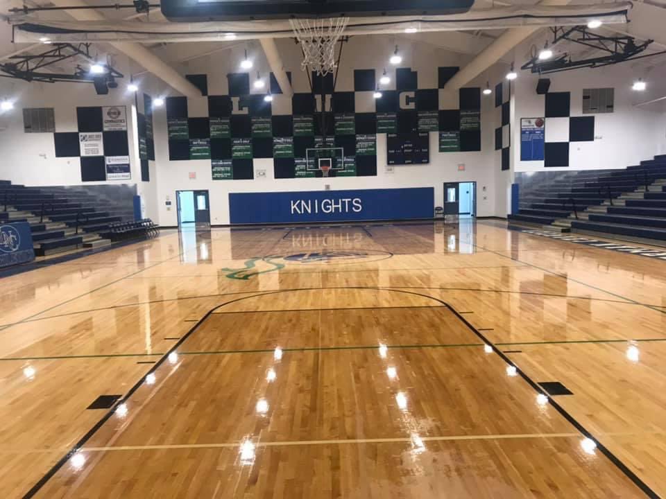 LNC_MensBBall's tweet photo. It’s finally here!! Time to get to work!! #playhardplaysmartplaytogether #hardhat #bluecollarmindset @LNCAthletics https://t.co/k7lvUklx2u