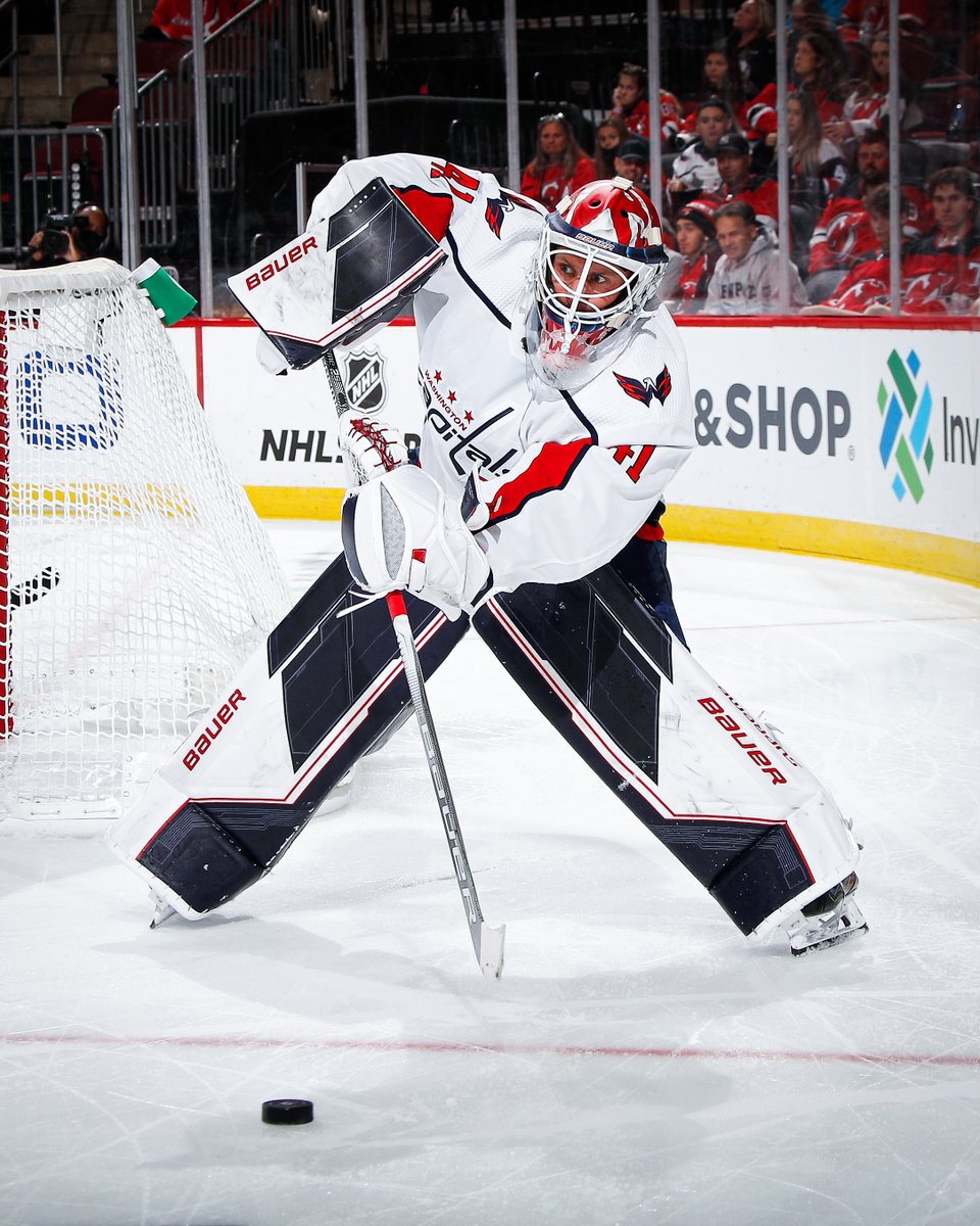 Capitals's tweet photo. Vitek Vanecek gets the start tonight in Tampa Bay.

#CapsBolts https://t.co/HyOMLNONcU