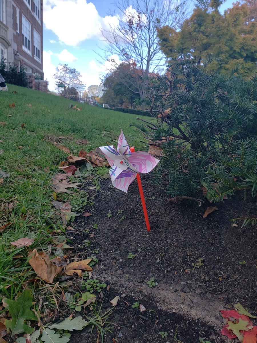 Pinwheels for peace <a href="/MountzSchool/">H.W. Mountz Elementary School</a>! 
#respect