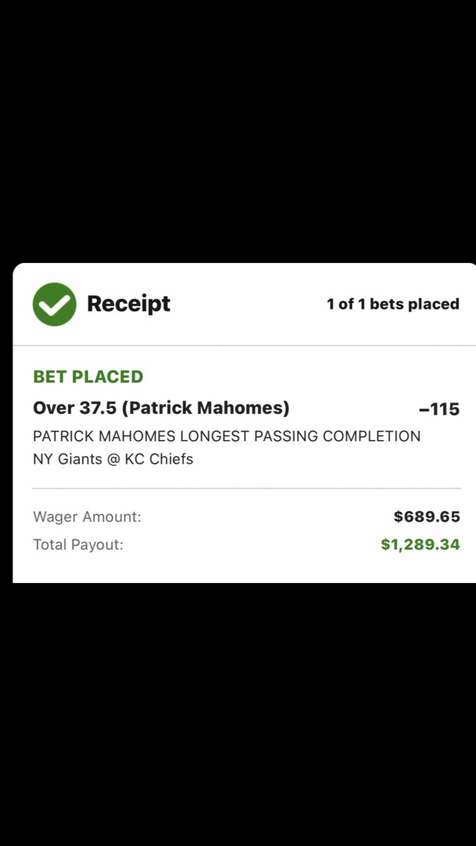 Cappinglord's tweet image. Mahomes will come out firing tonight after being in the news all week. Bet this and bet it big folks 💰💰💰 #MondayNightFootball