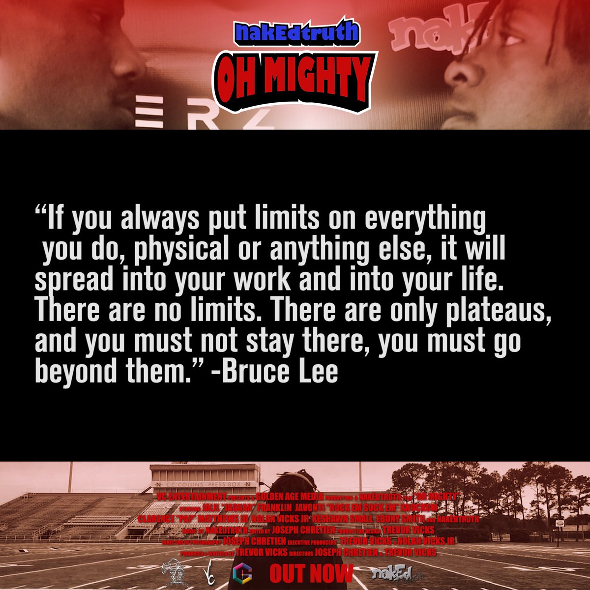 "Oh Mighty" Music Video is OUT NOW via YouTube 🥊

🎥 Video Link: youtu.be/wZyzIip93QQ

#OhMighty #GROWbynakEdtruth #nakEdsince89 #nakEdtruth #YouTube #subscribe #linkinbio #outnow #boxing #boxer #boxinggym #proboxing #musicvideo #musicvideos #video #music #download #stream