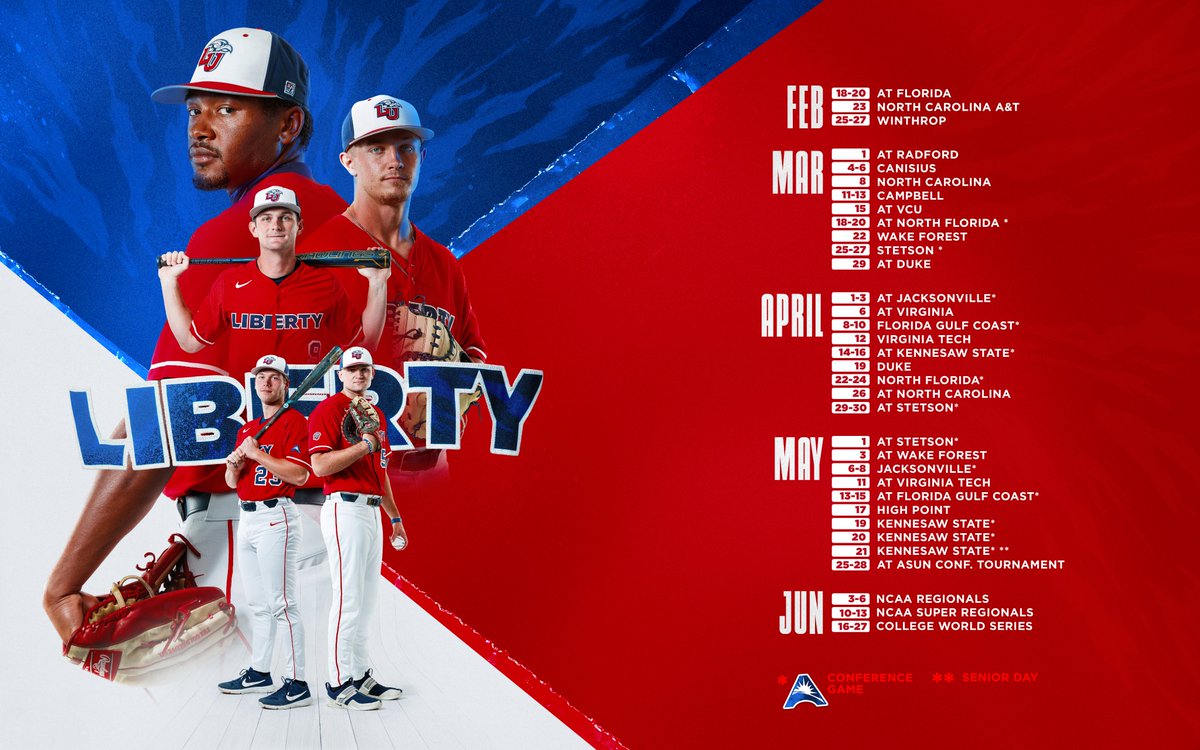LibertyBaseball's tweet image. Mark your calendars 📅! Here is our 2022 schedule!🔥