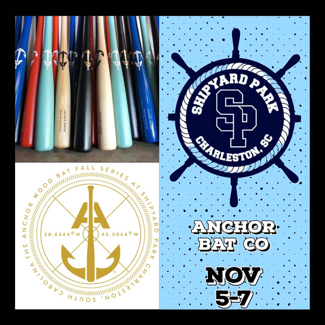 TheShipyardPark's tweet photo. #SP34 @anchorbatco Wood Bat Fall Series November 5 - 7
#Baseball #ShipyardPark #SwigandSwine https://t.co/kPxEq1ZvnD