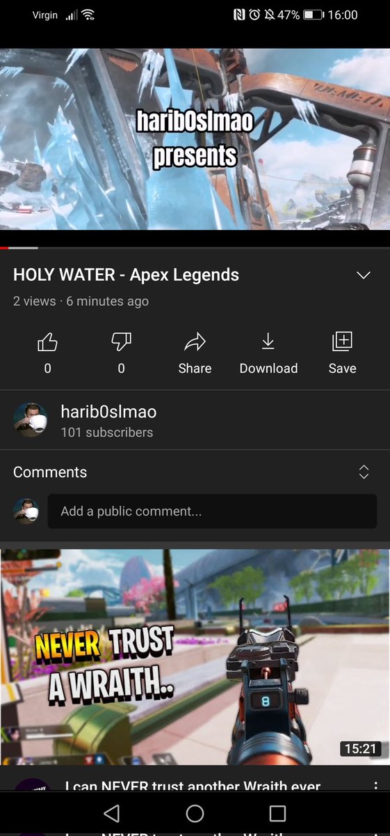 harib0slmao's tweet photo. it's up! my first montage
Song: HOLY WATER - Zayde Wolf
https://t.co/SQXrIxFOsF https://t.co/F7VVHwrRbY