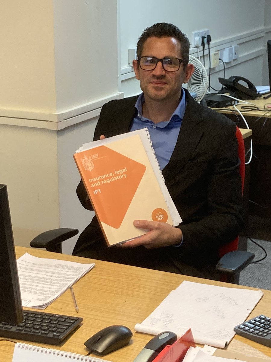Good news in our office today with ⁦<a href="/nicknjc1111/">Nick Crittenden</a>⁩ passing his first ⁦<a href="/CIIGroup/">Chartered Insurance Institute</a>⁩ exam. Congratulations