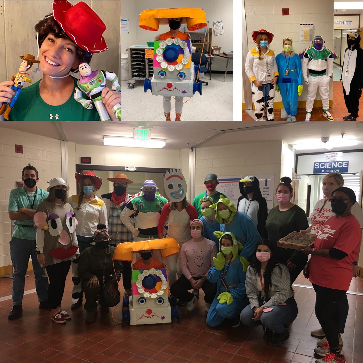 Costume contest 2021 Math Squad presents Toy Story #yougotafriend Thanks to <a href="/OMSocialStudies/">OMHS Social Studies Department</a> for being our #bucketofsoldiers <a href="/OldMillHSAACPS/">OldMillHS-AACPS</a> #aacpsAwesome