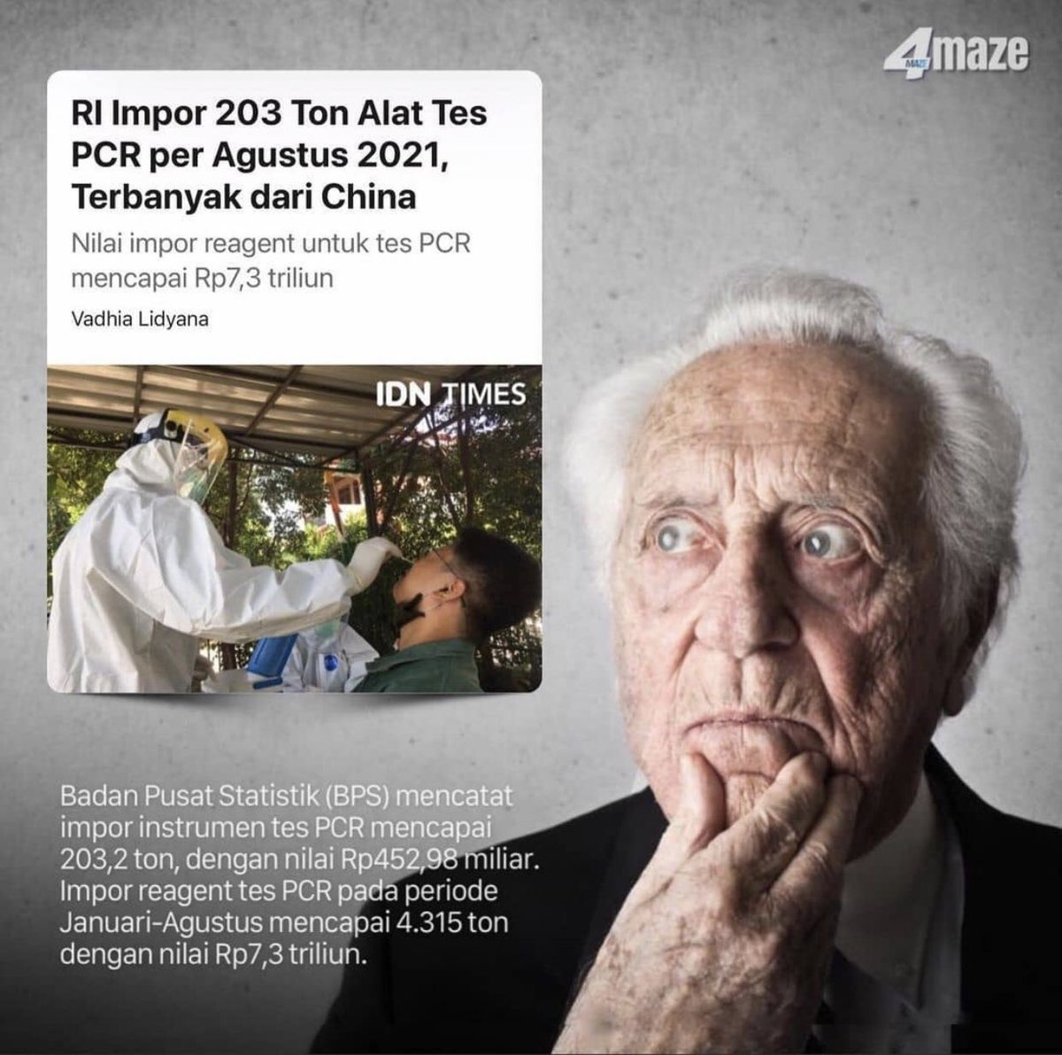 issntin's tweet photo. Udh kadung belanja byk.. smtr kasus makin turun.. jd rakyat yg hrs ngabisin.. drpd rugi bandar.. negeri wakanda..🤦🏻‍♀️

#MafiaPCR https://t.co/toFOj6DlQl