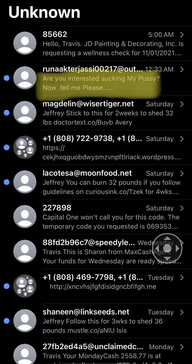 Why yes random email text message. I like how straight up you are 🥳