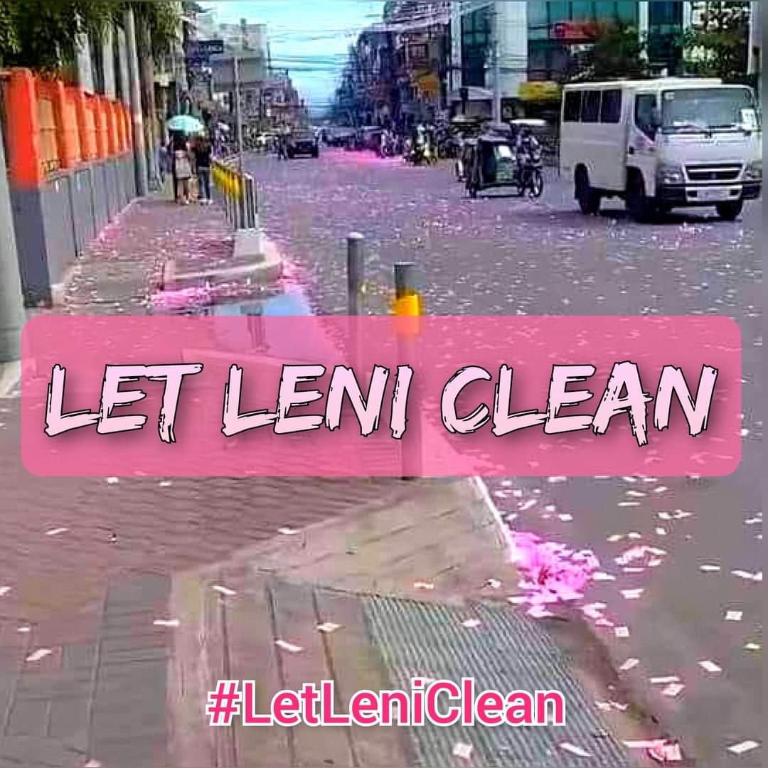 IHATEYELLOWHEAD's tweet photo. Perwisyo ang ginaga ng mga supporters ni @lenirobredo lugaw, bakit di niya mautusan mga yan na linisin pagkatapos mag-kalat?
#LetLeniCLEAN
#BBMSigawNgBayan https://t.co/q58Tkb4faQ