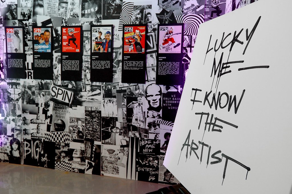 SPIN's tweet image. What a night! 
Photos from Friday night at @27clubcoffee. The party + art gallery was hosted by @machinegunkelly,  @stand_together and SPIN to benefit @RiseRecoverLive ❤️‍🔥, a charity focused on addiction recovery &amp;amp; sober active community.