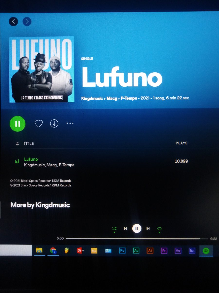 RegularSounds's tweet photo. 🤞🏾 One thing about chillers, they will support MacG in everything he does. Lufuno already sitting on 10k plays 🙌🏾 https://t.co/ieUVJtXuq2