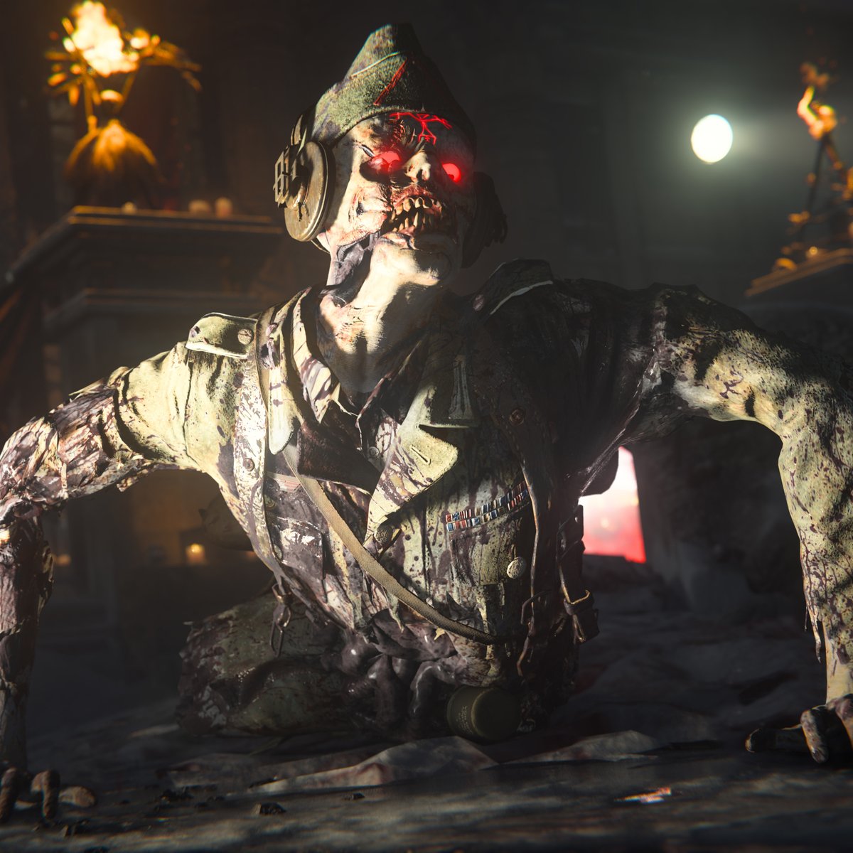 Treyarch's tweet photo. Get ready for Nov. 5th with the official #Vanguard Zombies Fan Kit, including logos, artwork, screenshots, profile pictures, and mobile wallpaper!

Download here: https://t.co/4N45bhJAJC

Get all the details on Vanguard Zombies at the blog: https://t.co/x5tolXYW4J https://t.co/9wzg5SaKFG