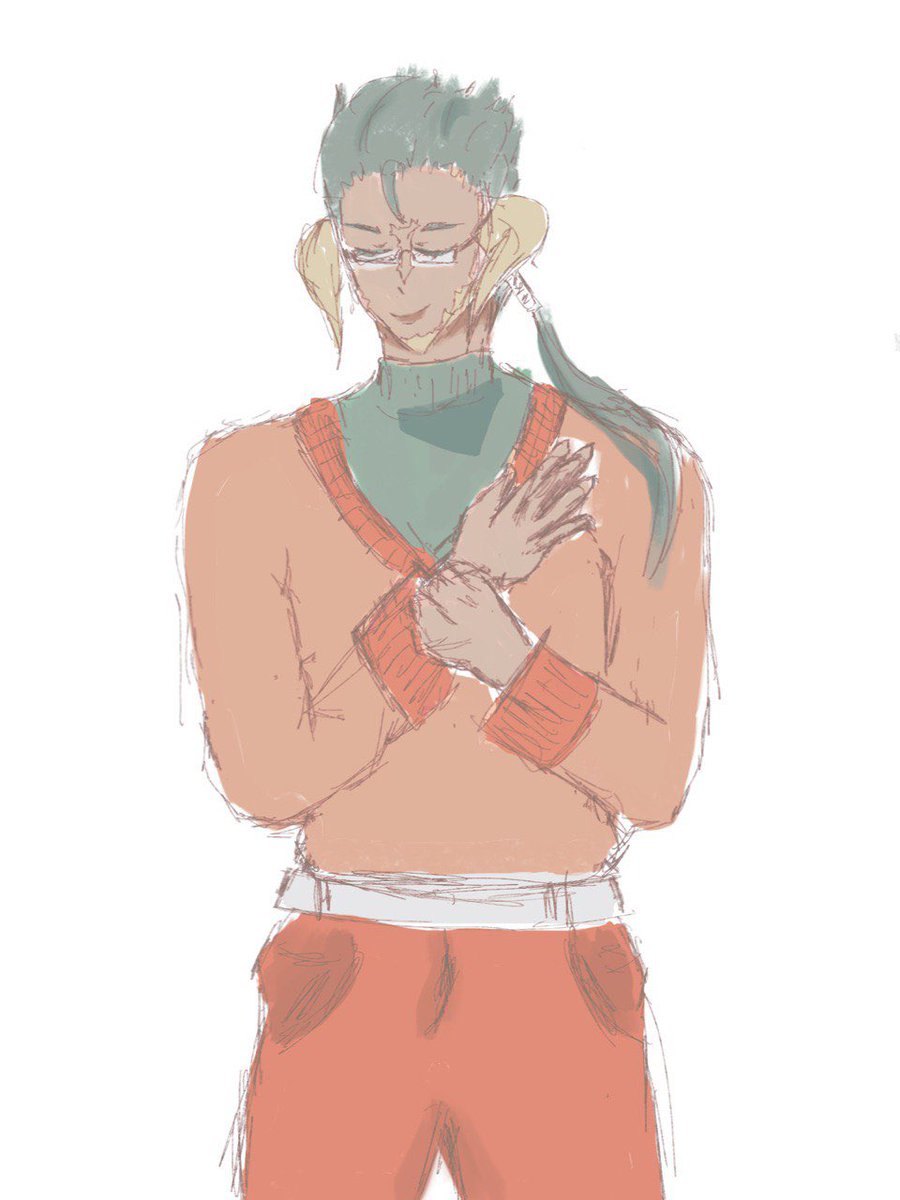 toraora_ffxiv's tweet photo. quick messy sketch of tora in casual wear according to todays art theme w im in a christmas mood real quick #GraphiteXIV https://t.co/IhpsAOX0Ep