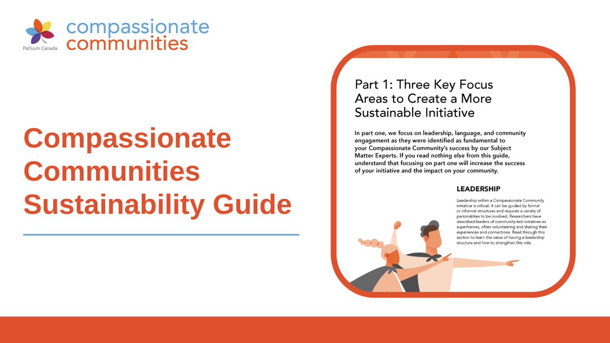 #CompassionateCommunities Resource Spotlight: Calling all Compassionate Community initiatives! Check out this new, free resource to help ensure the long-term sustainability of your efforts. 

Access case studies, tools, and best practices now: pallium.ca/sustainability…

#WorldCCDay