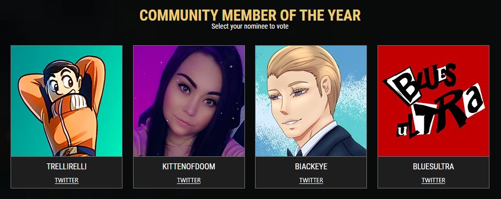 Kitten0fDoom's tweet photo. I am so honored and excited to be a nomination for community member of the year!! Thank you all so much 🥺 This feels like a dream. ⚡️⚡️⚡️

If you want to support me please vote here!! ⏬⏬

https://t.co/fQEXJgE2cL https://t.co/iIF4FGmhmX