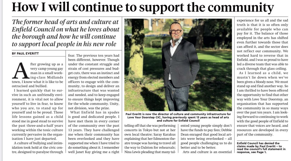 LoveUrdoorstep's tweet photo. How @MrPaulEveritt will continue to support #Enfield see the full story in @EnfieldDispatch https://t.co/6QO9PtI2Jj https://t.co/tkGDA5csM6