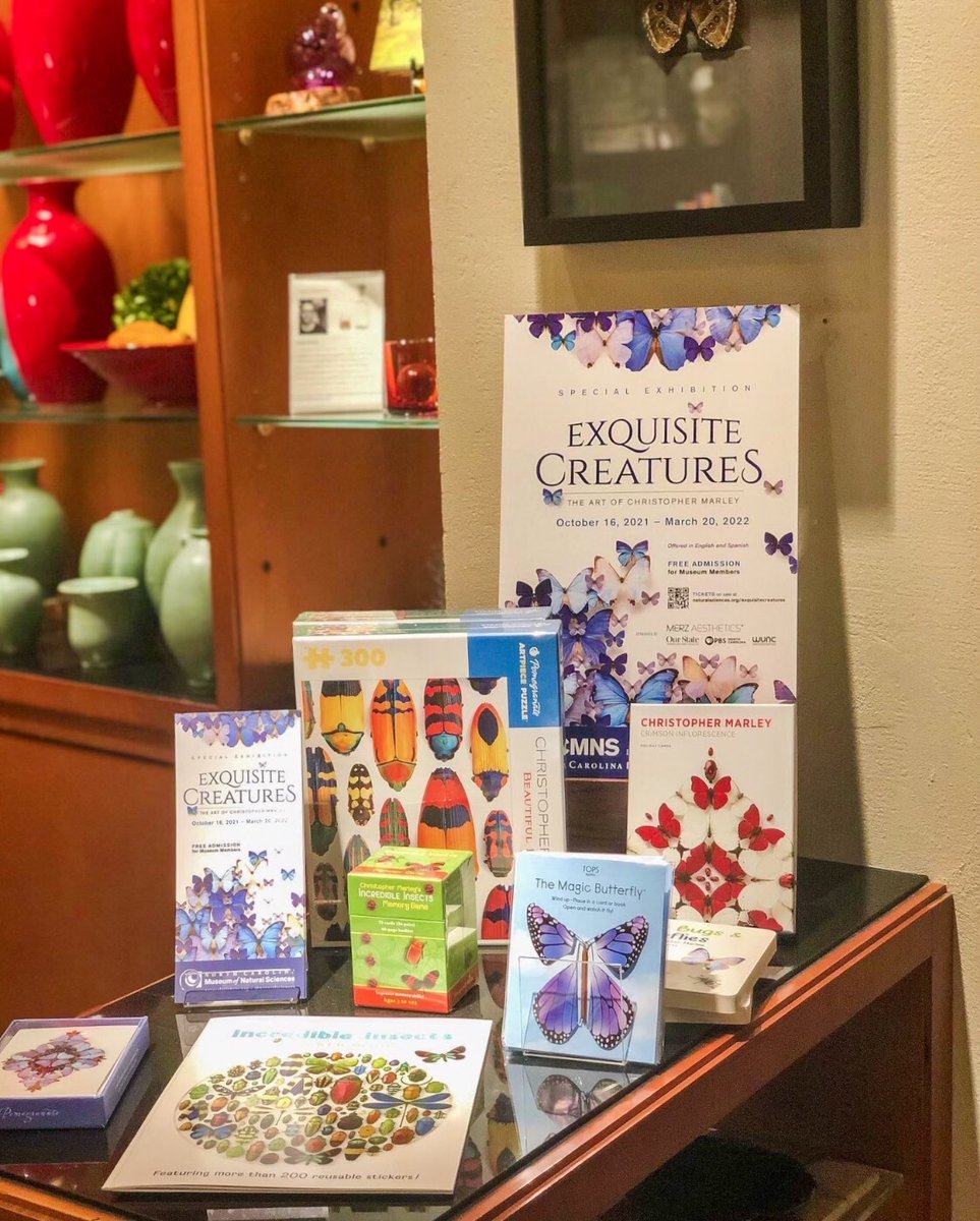 The_Umstead's tweet photo. We're excited to be partnering with @NaturalSciences on their incredible new exhibit, "Exquisite Creatures - The Art of Christopher Marley". Learn more here: https://t.co/50OILFseD7. 🦋🪲🦎🏵️ https://t.co/WD9nLhiXUr