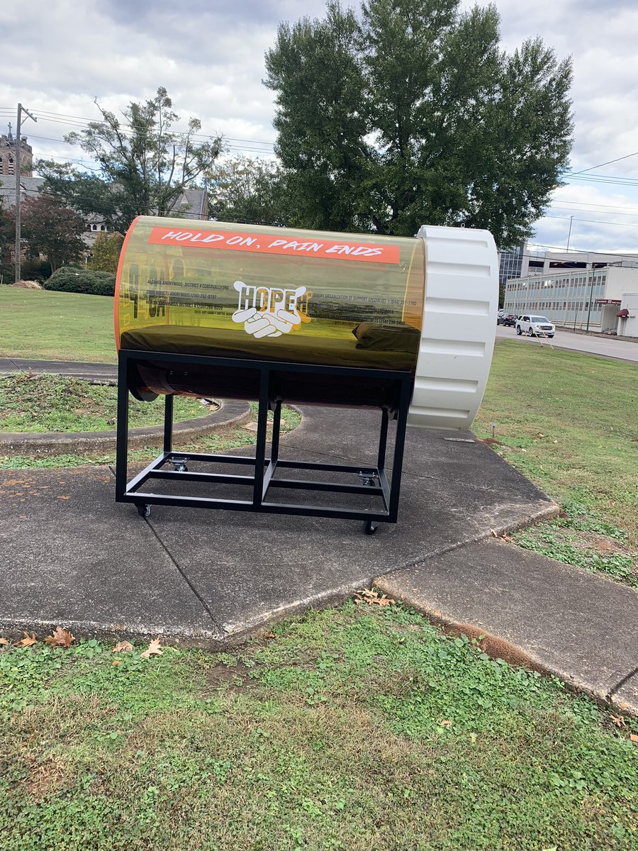 ASAP_PREVENTION's tweet image. Our overdose death prevention pill bottle is being displayed back at Grace Episcopal Church on Quintard (Highway 21)! ASAP invites you to stop by and check it out! #HOPE #OD2A #TeamASAP 💜