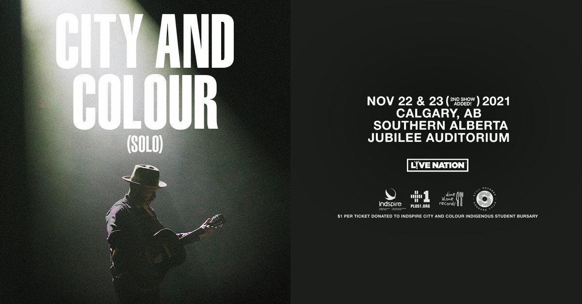 RT RT RT for your chance to #WIN a nice pair of @cityandcolour tickets to the Jubilee on Nov 22! Don't miss this easy opportunity to hear the soothing sounds of Dallas Green and all his beauty; so hit that RT Button, or get your tickets below! x929.ca/2021/07/12/cit…