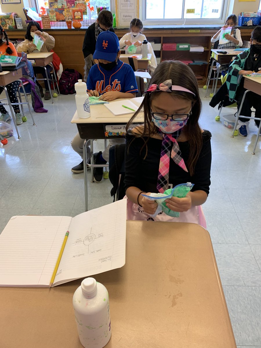 My favorite project of the year - making slime! 👀💚 #projectbasedlearning #engineers #halloweenproject