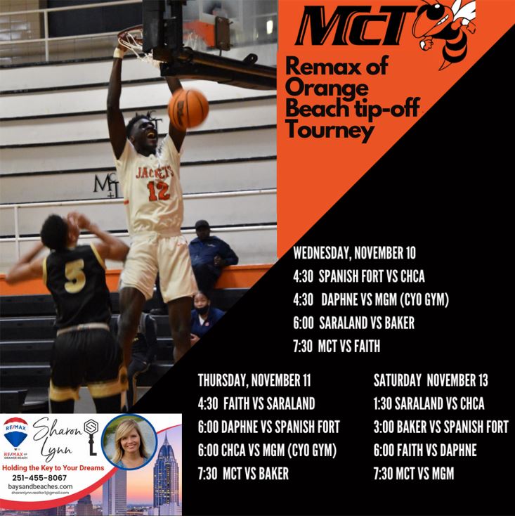 McTHoops's tweet photo. We're 9 days from the start of the season with the RE/MAX of Orange Beach and White Sands @McGillToolen Tip-Off Tournament.
Come check out some of the area's best talent.
#alpreps
#AllOut
#WhoAreWeMcT
#sharonlynn
#rltr1
#realtor4u
#remaxoforangebeach. https://t.co/IkBIb9DVCm