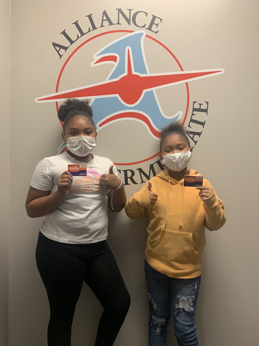 AISAviators's tweet photo. Kamora Lilly and Sa'Myia Lilly are Alliance Intermediate's "Sub from a Sub" winners for October.  Congratulations! #RepthatA https://t.co/NF0RGnL77t