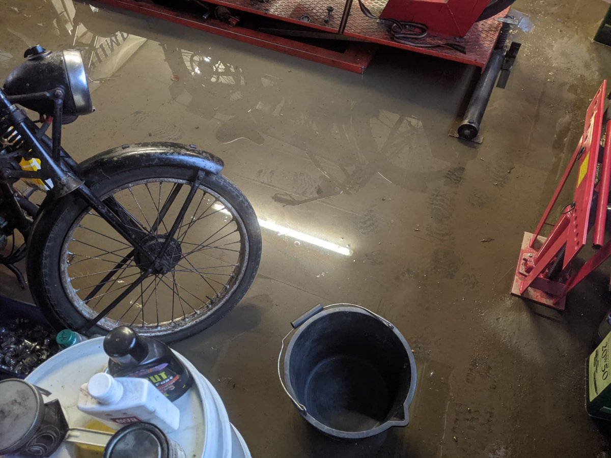 MCWBOLNEY's tweet photo. @WSCCNews This was our business premises after last weeks heavy rain due to drains further up the road being blocked. 3rd time this Autumn. RH17 5PY. This is costing us money. Can you send someone to clear the drains PLEASE! https://t.co/bFFDvZjjTC