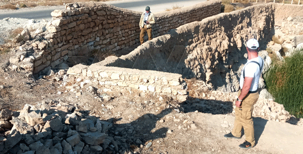 eye_syrian's tweet photo. A Syrian-Russian team under the supervision of the General Directorate of Antiquities and Museums has begun the rehabilitating of the historic Afqa spring in the ancient city of #Palmyra, which was heavily damaged afater #ISIS attacks. https://t.co/xBcGJBX7iu