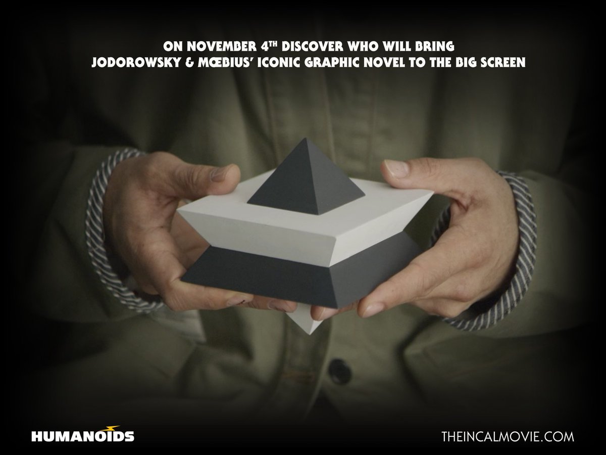 alejodorowsky's tweet photo. Big news coming soon!
More infos on https://t.co/04WiZC6UaH

#theincalmovie https://t.co/DNqzlevAWE