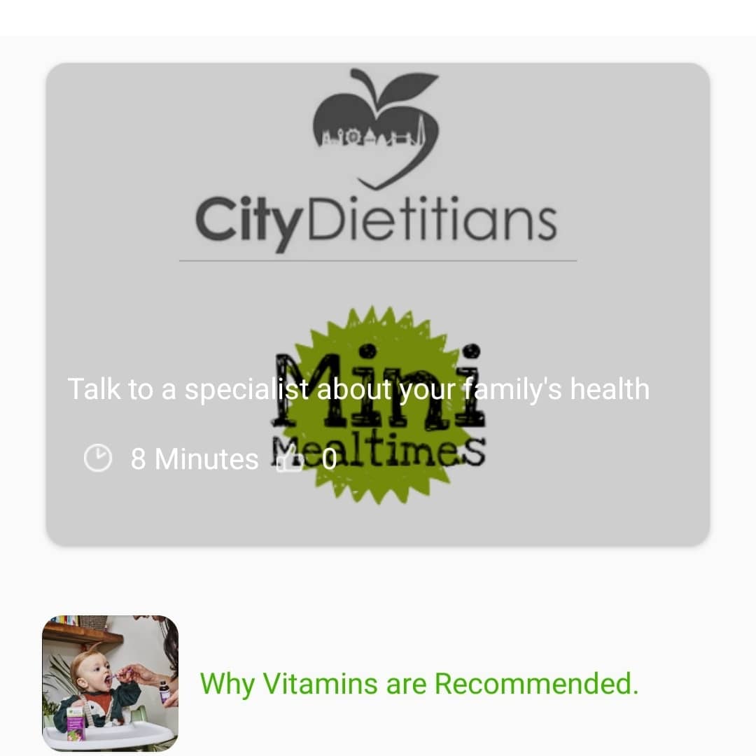 Mini Mealtimes tweet media