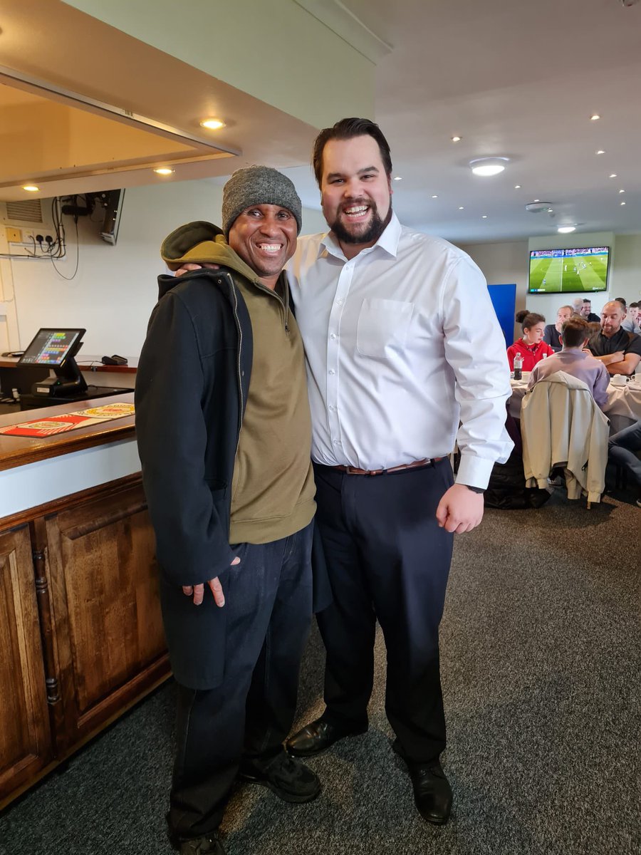 So although the game didn’t go very well our client event at <a href="/crewealexfc/">Crewe Alexandra</a> was a great success…. Especially for Liam who ran into Crewe legend Rodney Jack. Have you ever seen him so happy!?