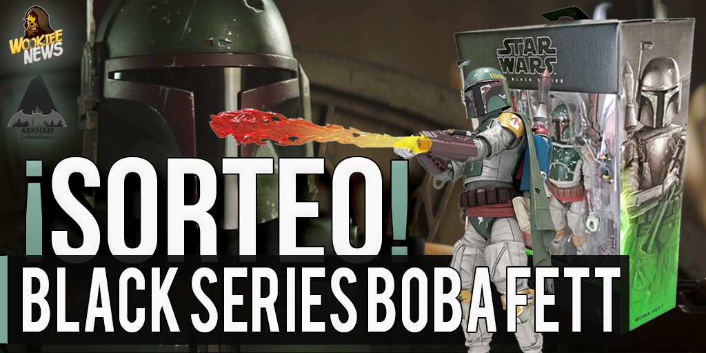WookieeNews's tweet photo. ¡SORTEO! Para celebrar el primer tráiler de #TheBookOfBobaFett gana una Black Series Deluxe Boba Fett 😎

🔁 Haz RT a este tweet
👥 Síguenos (@WookieeNews) + @ArkhamCyC 
🗣️ ¡Extra! Escribe con #QuieroUnBoba lo que más esperas de esta serie

⏱ Hasta el 05/11 a las 23:59h. https://t.co/OKnEbKkYzH