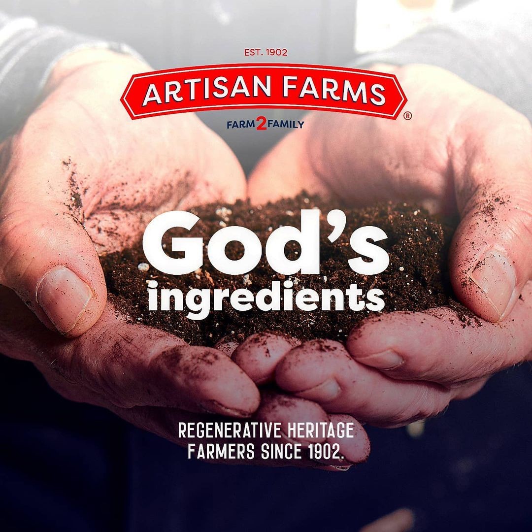 We use God's ingredients as certified Clean Label Products. We are regenerative farmers plugging #CO2 back into the soil for growth of vegetation for our #animals &amp; reducing #climate change impact as seen on @kissthegroundmovie 
Feed your family #ingredients you can pronounce.
