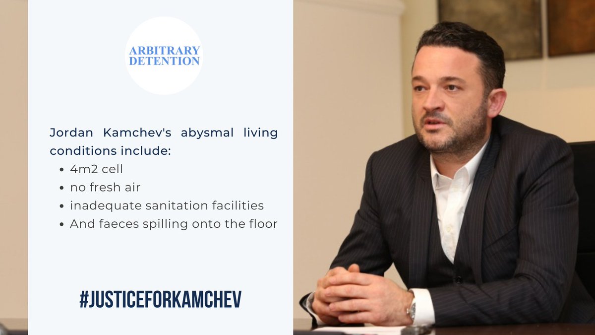 #JordanKamchev endured abysmal living conditions in his cell. His legal team have made 6 applications to the <a href="/ECHR_CEDH/">ECHR CEDH</a> regarding his ongoing detention, contending that #NorthMacedonia has violated his rights.

#JusticeForKamchev