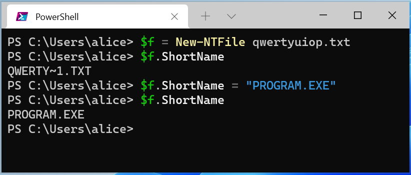 I didn't think this was true as I've looked at it before and setting the short name requires SeRestorePrivilege. However checking this now it's a clear and dangerous regression. As shown Win 8.1 fails as a normal user, latest Win10/11 works. Slow hand clap <a href="/Microsoft/">Microsoft</a>.