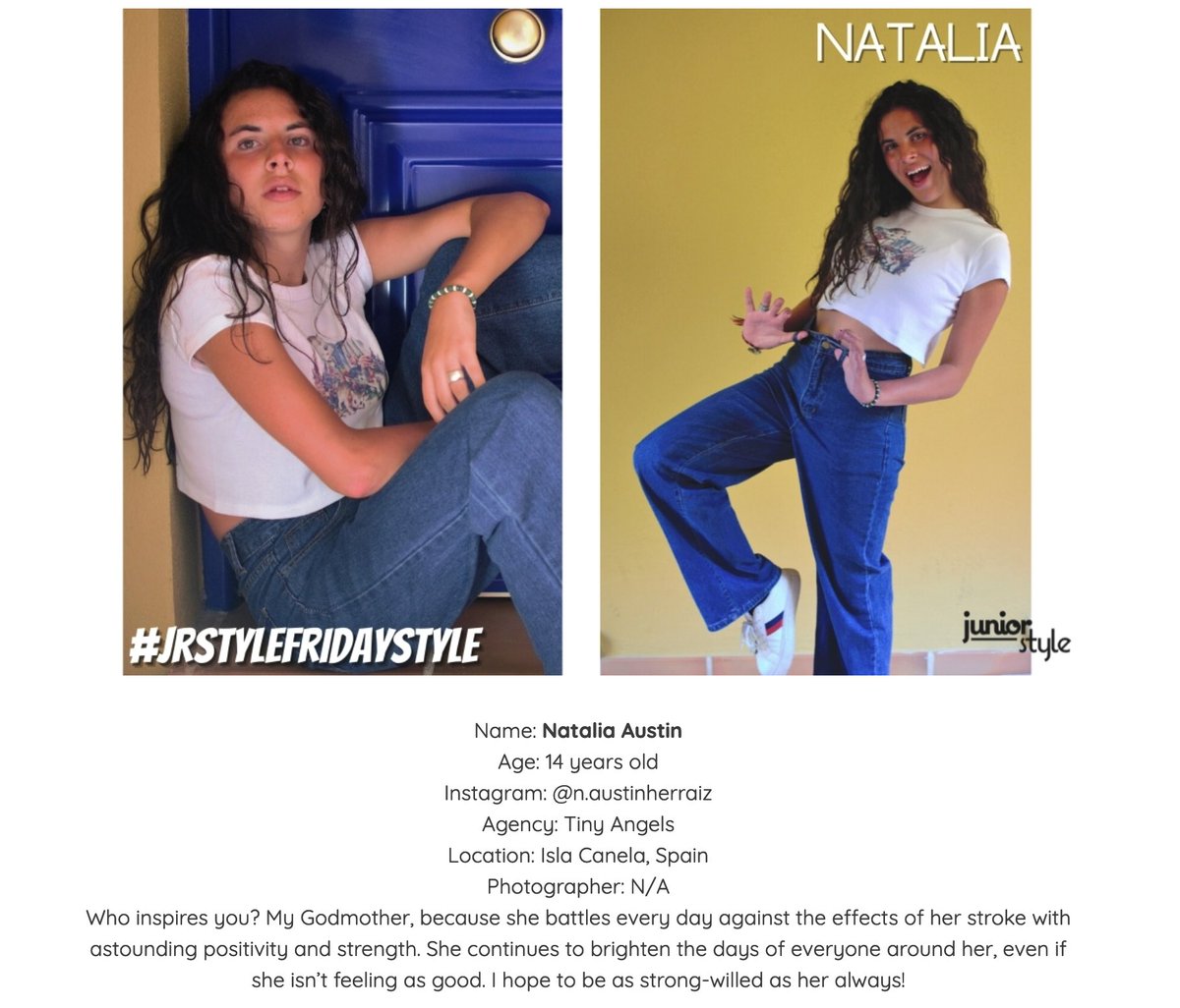 gaptalent's tweet photo. How awesome does Tiny Angel Natalia look in last weeks Junior Style fashion magazine 💛
#spotted #teenmodel #uk #magazine #juniorstyle #fashion #proud #style #photoshoot #TeamTA #tinyangelsagency #juniorstyle @JuniorStyleLDN https://t.co/KiceewsQIu